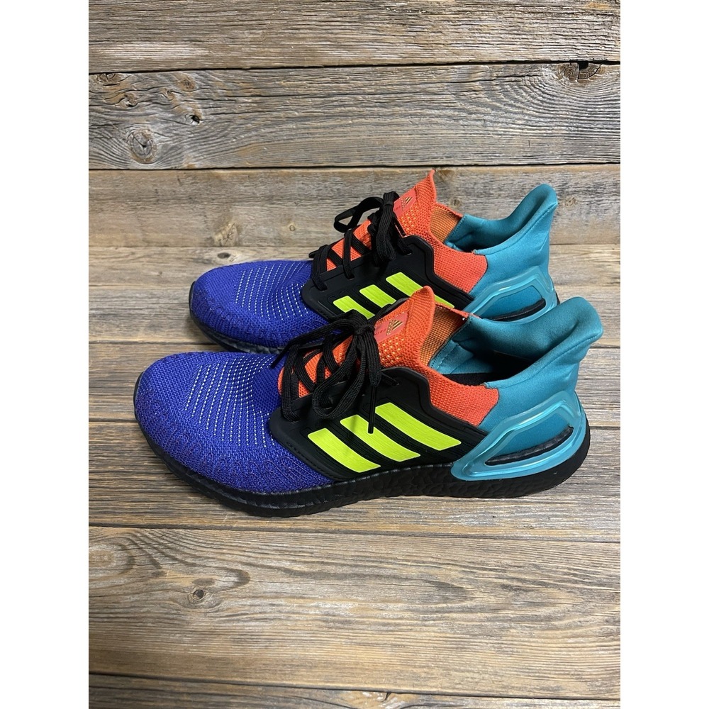 Adidas UltraBoost 20 Mens Size 10.5 Multicolor FV8332 Lightweight Running Sports - Picture 3 of 8